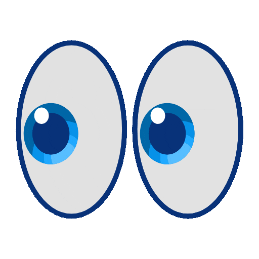 Looking I See You Sticker by DigiByte Memes