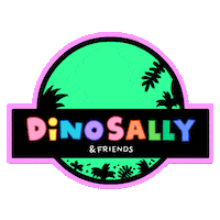 Happy Jurassic Park Sticker by DINOSALLY