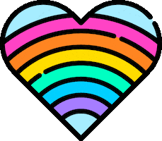 Gay Pride Love Sticker by Matt Crump
