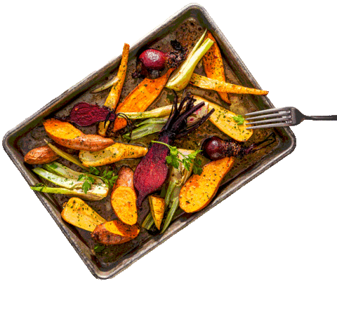 Veggie Teller Sticker by Oswald Nahrungsmittel GmbH