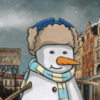 WaitroseAndPartners happy heart christmas snow GIF