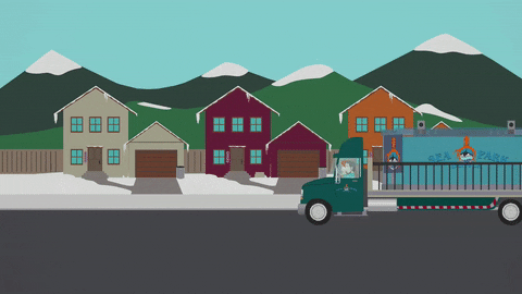truck moving GIF by South Park 