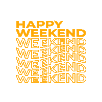 Friday Weekend Sticker