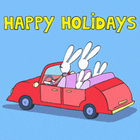 Driving Road Trip GIF by Simon Super Rabbit
