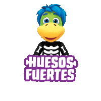 DanoninoMX halloween dino danonino huesos fuertes Sticker