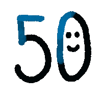 50 Sticker