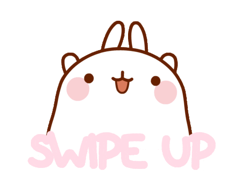 Swipe Up Sticker by Molang