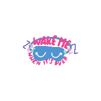 sleepy aletterintime Sticker