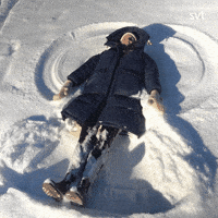 Snow Angels Fun GIF by SVT