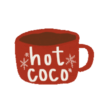 Hot Chocolate Christmas Sticker