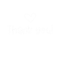 Heart Thank You Sticker