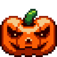 Pixel Halloween Sticker by Pixelnacho