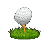 golfsim golf Sticker