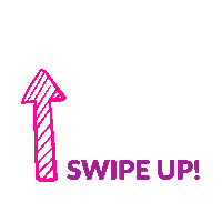 arrow swipe up Sticker by SneakPeek DNA Test