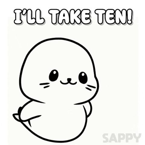 Money Shut Up GIF by Sappy Seals