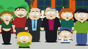 crowd laughing GIF by South Park 