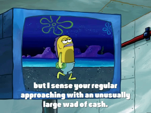 season 6 patty caper GIF by SpongeBob SquarePants