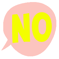 GabsGraphs no nope nah gabriellepritt Sticker