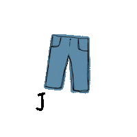 jeans ymh Sticker by Andrea Caceres