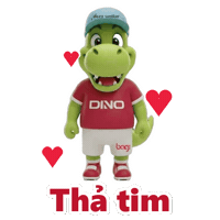 Dino Love Sticker by Bagi Việt Nam