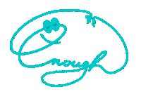 jaxxask typography hope handwriting enough Sticker