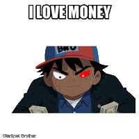I Love Money Sticker by Bad Timing Studio