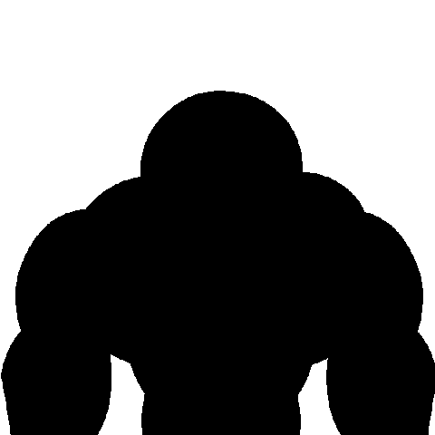 Flexing Beast Mode Sticker by Pudgy Penguins