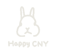 Chinese New Year Rabbit Sticker