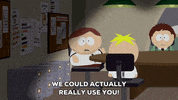 eric cartman butters GIF by South Park 