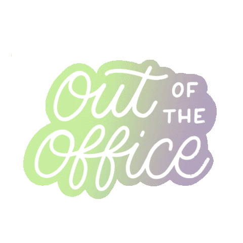 Out Of Office Vacation Sticker by Passion Planner