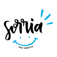 Smile Sticker by HGC Soluções Gráficas