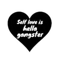 Black And White Love Sticker