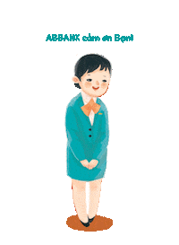 Work Teller Sticker by ABBANK
