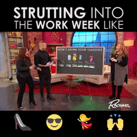 strut strutting in GIF by RachaelRayShow