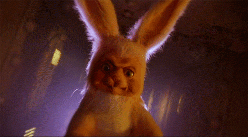 Easter Bunny Running GIF