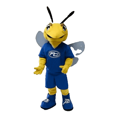 Buzzy Sticker by Fullerton College