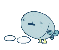 pongbong animation shock fish stunned Sticker