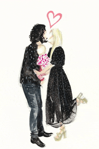 Liveeventartist love heart kiss baby GIF