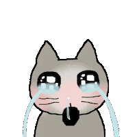gomyammi300 dance music cat sad Sticker