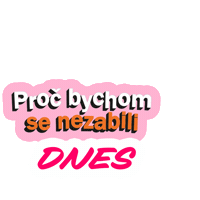 Film Proc Bychom Se Nezabili Sticker by falconfilmovenovinky
