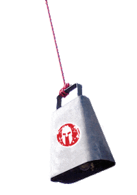 cowbell ring the bell Sticker by Spartan Race
