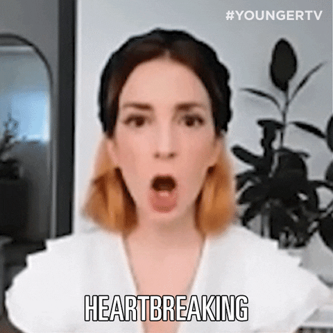 Sad Molly Bernard GIF by TV Land