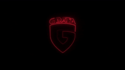 gdatacyberdefense giphyupload logo retro miami GIF
