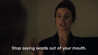Stop Saying Words