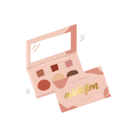 loreca_official beauty makeup palette addiction Sticker