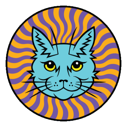 cats electric catnip Sticker