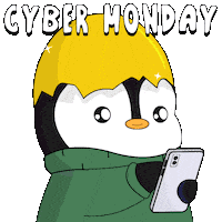 Black Friday Shopping Sticker by Pudgy Penguins