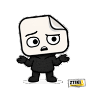 ztikix what confused lost shrug Sticker
