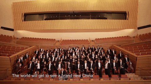 ShanghaiSO giphygifmaker musicians orchestra conductor GIF