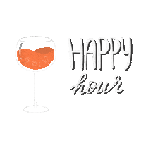 Giups_ happy drink evening happyhour Sticker